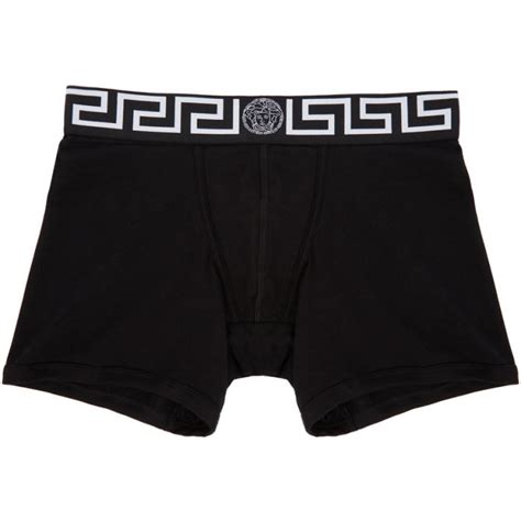 versace boxers black|Meer.